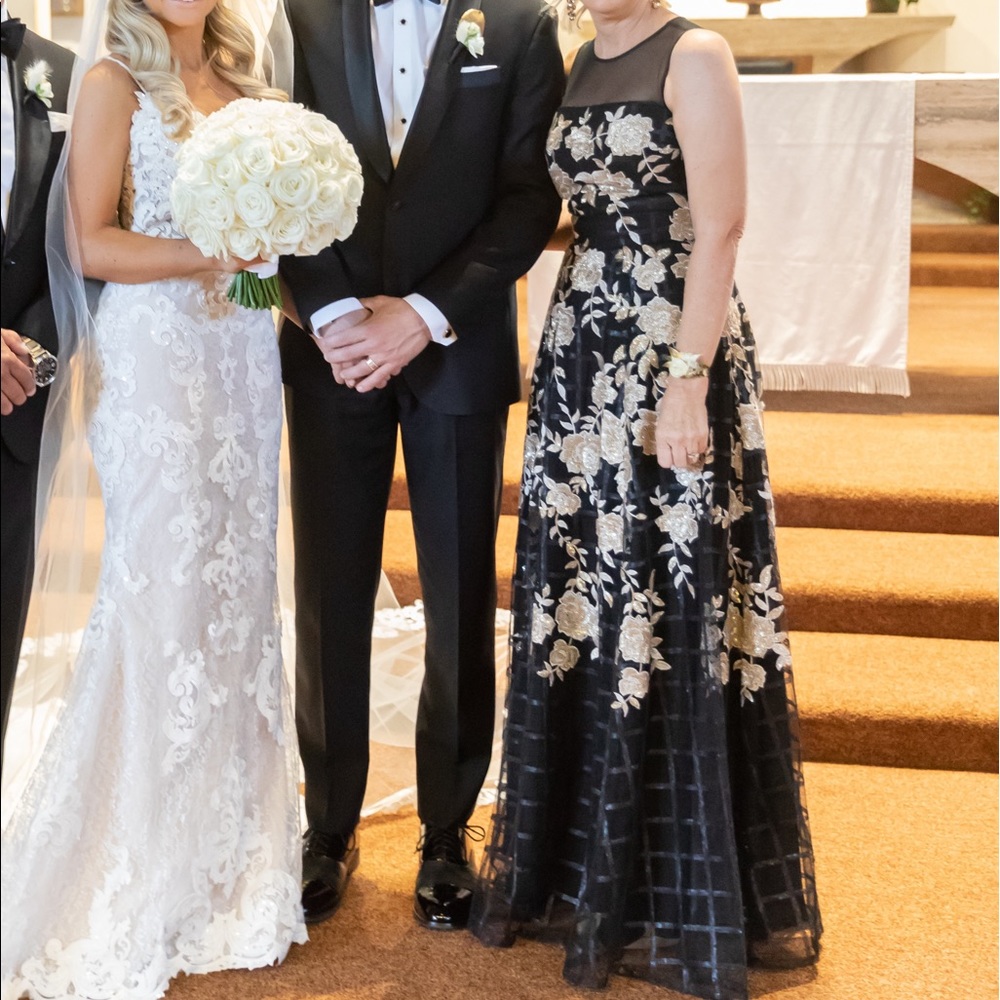 Laundry Black and Gold Dress